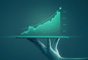 Waste reporting on an upwards trending line graph